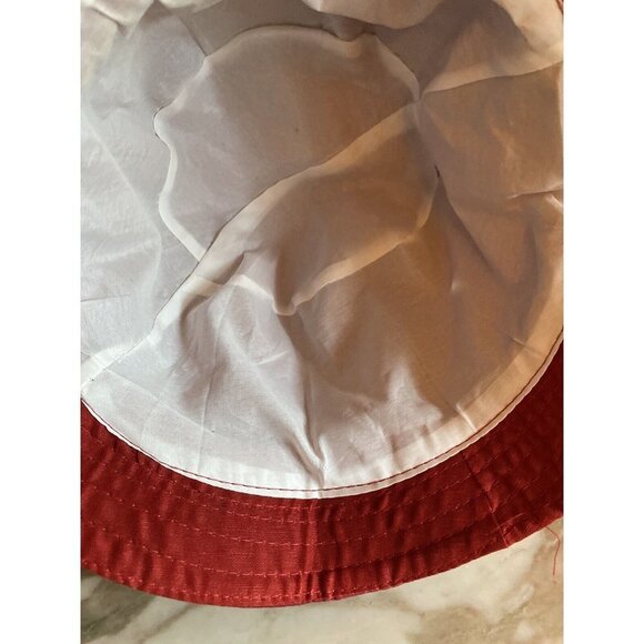 Beijing 2008 Olympics Red Bucket Hat Cap Unisex Hat - Picture 4 of 4